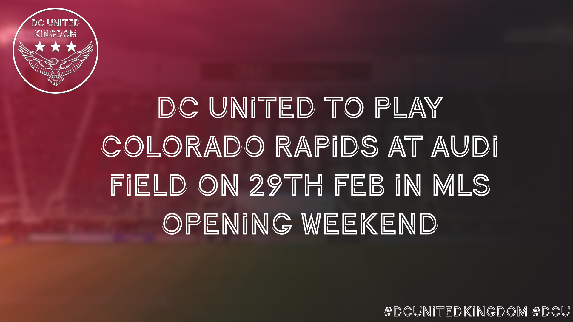 DC United to play Colorado Rapids in home opener
