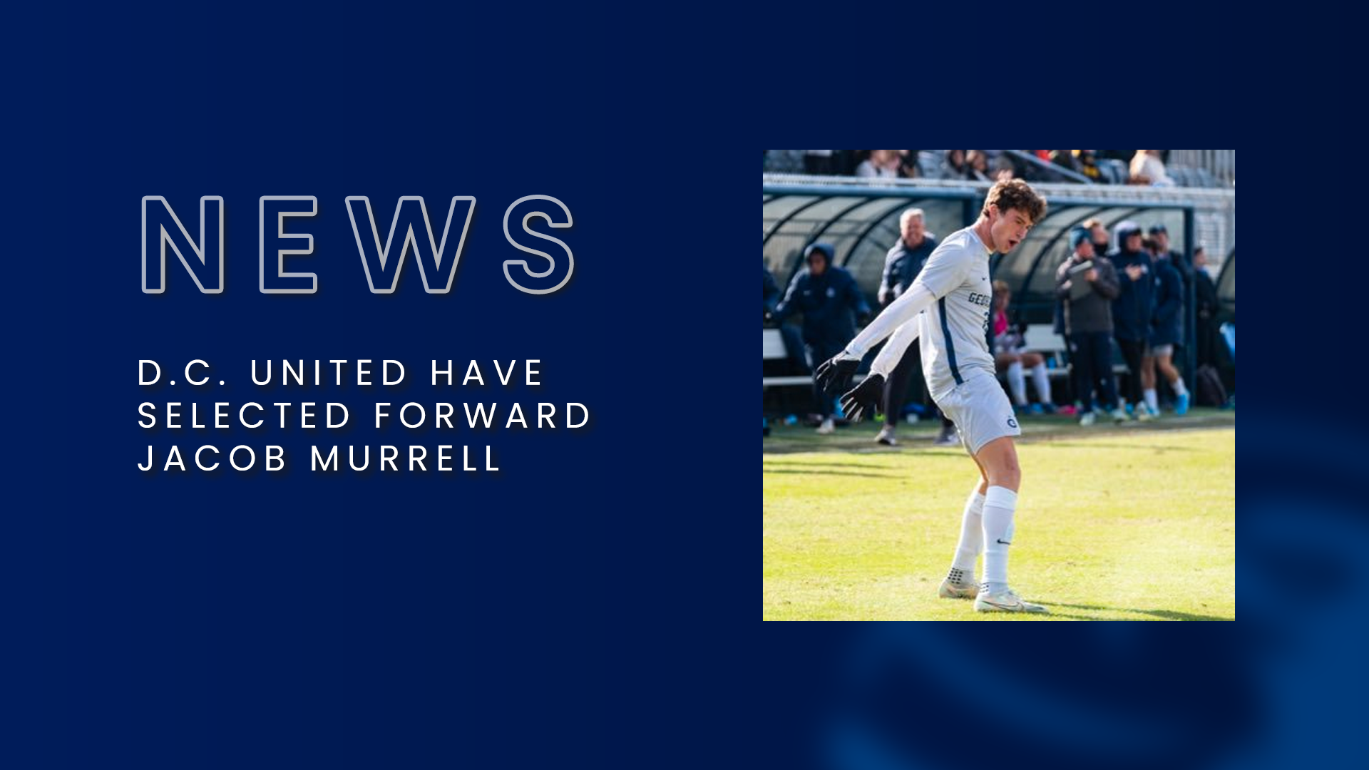 D.C. United have selected forward Jacob Murrell